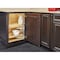 Rev-A-Shelf Maple Veneer, Light Brown, 35 in W, 16 in H, 35 in D, 17.15 in L, Light Brown 4WLS882-35-570 - alternate 4